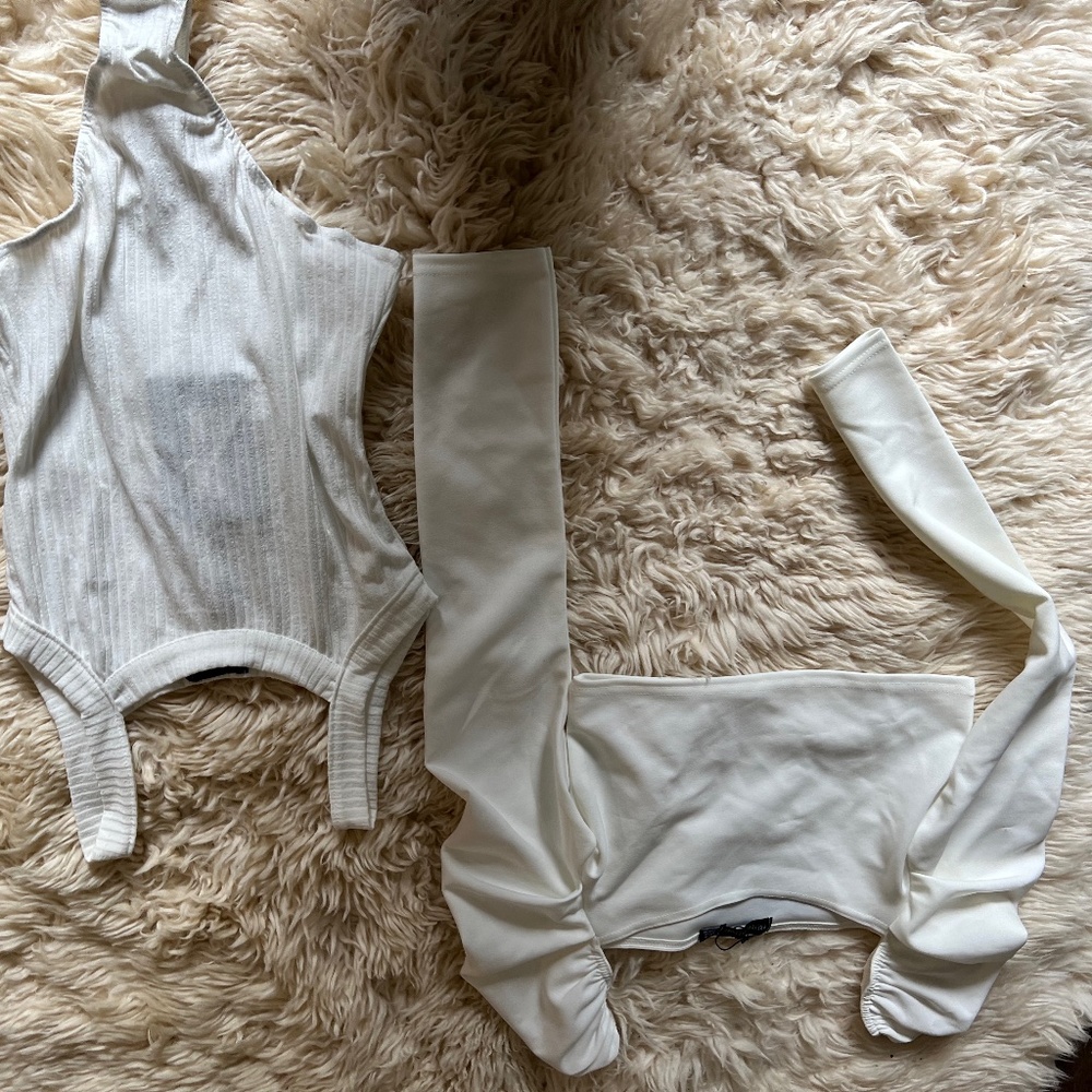 BNWT cream tops